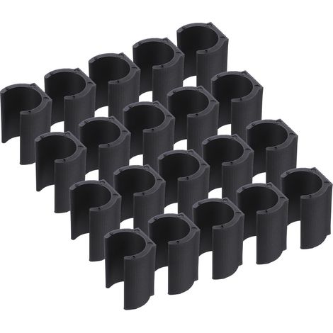 Lot de 20 protège-pieds de chaise en plastique, antidérapants (1/5)