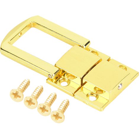 Set mit 5 Druckknöpfen aus Zinklegierung für Gepäck, Kleidung und Accessoires, glänzend goldfarben, Größe L (1/5)