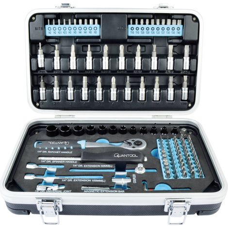 Brüder Mannesmann QUANTOOL Q25003 Jeu d'embouts 116 pièces 1/4 (6.3 mm) (1/5)