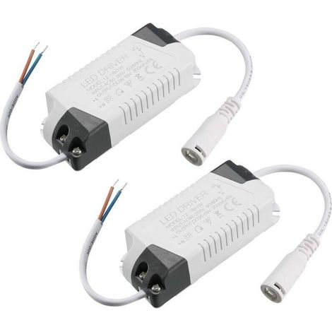 LED-Treiber, 12–18 W, Konstantstrom, 300 mA, hohe Leistung, AC 85–265 V, Ausgang 36–65 V DC, externer Stromversorgungsanschluss, LED-Deckenleuchte, Transformator, 2 Stück