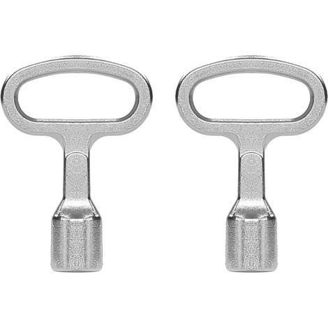 2 Pièce Clé Triangulaire en Métal, Clés Triangulaires, pour Boîte Électrique Gaz Eau Compteur Électrique Boîte Armoire-DOU (1/4)