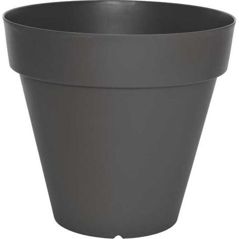 Blumentopf - RIVIERA - SOLEILLA Rund - Ø 49 x H 44,8 cm - Grau (1/3)