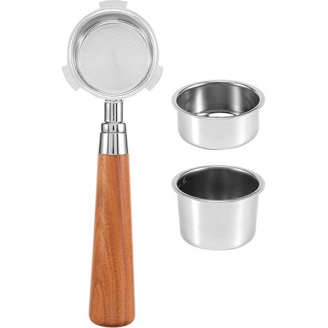 58MM café porte filtre machine à café sans fond filtre pour Barsetto café poignée Professional accessoire G (1/5)