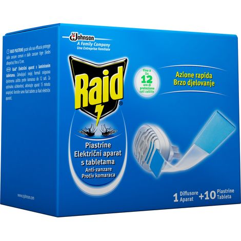 Raid ELETTROEMANATORE + 10 PIASTRINE 12.00 pz