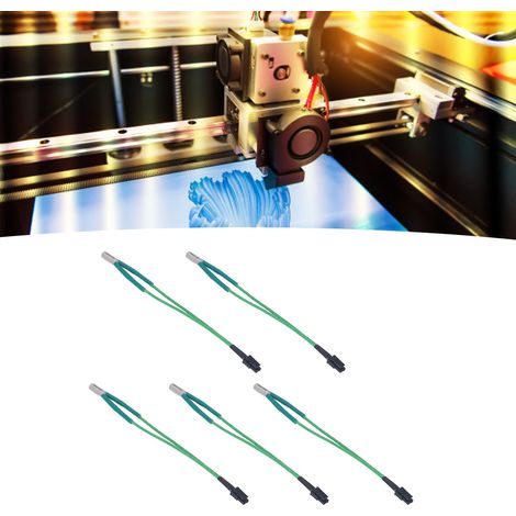 Lot de 5 résistances chauffantes haute puissance VORON, vertes, 6 x 15 mm, 24 V, compatibles avec les séries VORON 0.1/1.8/2.4, 65 W. (1/5)