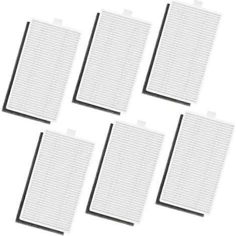 Filtre de pièce détachée HEPA Filtres pour Lefant M330/M330 Pro Robot Aspirateur Accessoires Lavable Reusable Filtres 6PCS