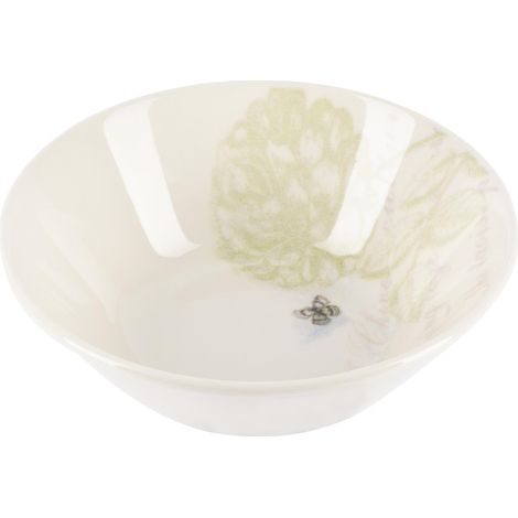 Bol en grès fleurs papillons 500 ml (1/3)