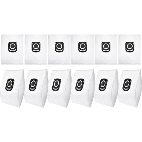 Pack of 12 replacement bags for Zr200520, Zr200540 and Zr200720 vacuum cleaners. Vacuum cleaner accessories. - AquaForge (1/5)