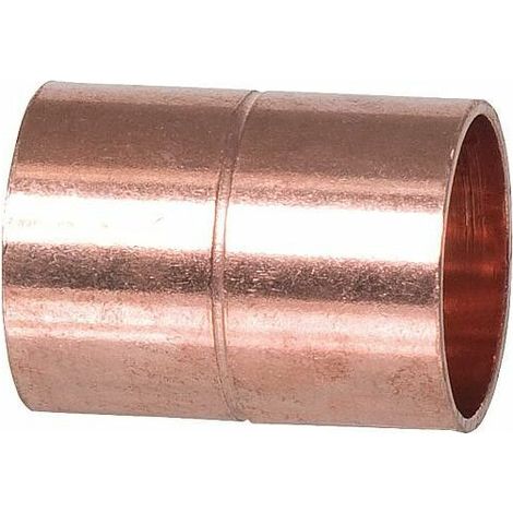 Raccord a souder en cuivre Manchon égal, fem/fem 20 mm (1/2)