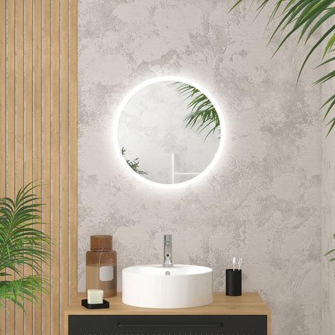 Mirror LED IP24 reversibile - 50x50 cm GO ROUND LED 50 (1/5)