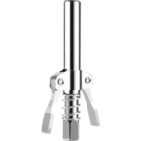Sollbry Coupleur de pistolet à graisse, buse de pistolet à graisse en acier inoxydable, extrémités de pistolet à graisse à dégagement rapide, 17 000 Psi, raccord embout pour pistolet à graisse pour (1/5)