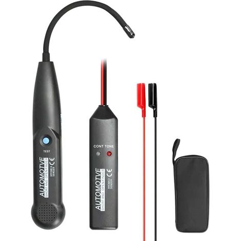 Pro Automotive Buscador de cortocircuitos y abiertos Probador de circuitos Rastreador de cables Buscador de circuitos Detector de circuitos Herramienta de detección de circuitos Sondas de potencia (1/4)