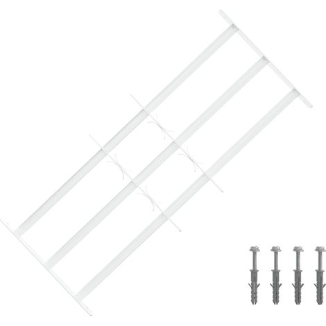 vidaXL Grille de sécurité pour fenêtres avec 3 barres transversales