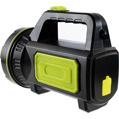 Superstarke, wiederaufladbare USB-LED-Taschenlampe, 800 Lumen, 3500 mAh, mit Seitenlicht, leistungsstarke, wasserdichte Taschenlampe, geeignet für Notfalljagd, Wandern, Camping (mit Seitenlicht)
