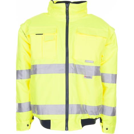 Planam Warnschutz Pilotenjacke uni Gr. L gelb (1/5)