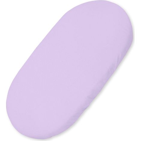 Sábana de algodón para capazo de Moisés Boho góndola 75x35 cm - morado (1/5)