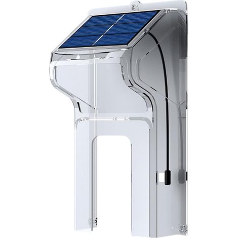 CCYKXA Regenschutz für Türklingel mit Solarpanel