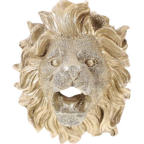 Buse de fontaine extérieure en forme de tête de lion pour fontaine murale de cour (1/2)