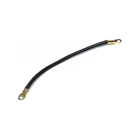 Câble batterie avec cosses pour tondeuse. Noir. Longueur 30 cm