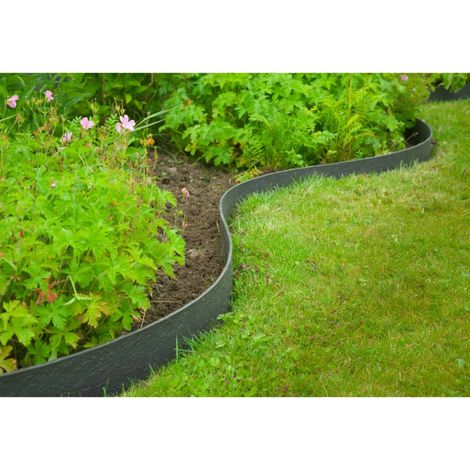Nature Bordure de jardin 0,12x12 m 5 mm noir 446388 (1/5)