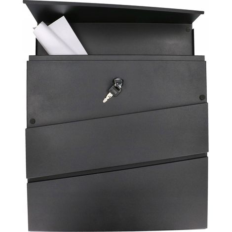 C4-Stahlbriefkasten, Zeitungsröhre (1/5)