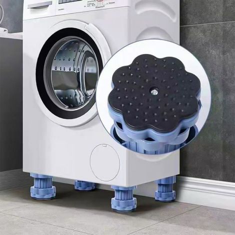 Coussinets anti-vibration pour pieds de machine à laver en caoutchouc 4 pièces (1/5)
