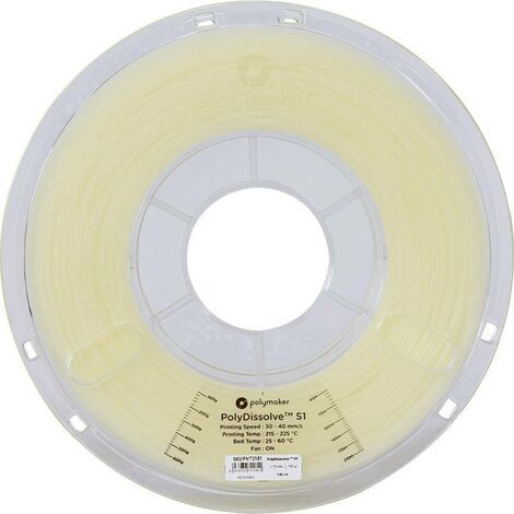 Filament imprimante 3D Polymaker polydissolve s1 soluble eau 1.75 mm (1/5)