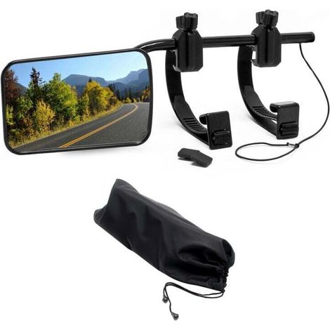 Extension de Rétroviseur universel pour camping-car – 123 x 180 mm – Pliable, Réglable, Articulé – Visibilité supplémentraire – pour Caravanes