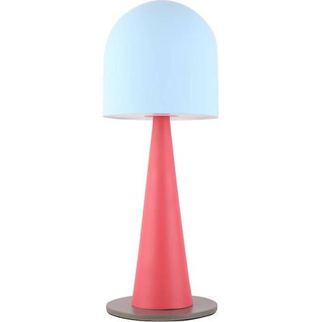 Lampada da tavolo Candellux Visby rosso/blu E27 40W (1/2)