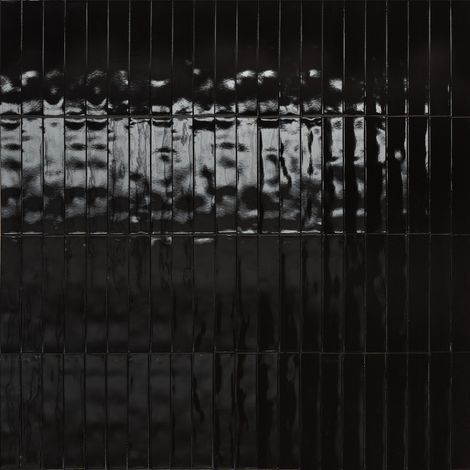 Carrelage Effet Zellige LUZ Noir 5,3x30cm (0,54m²) - Les Carreaux de Jean