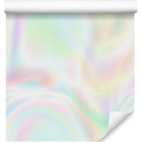 Hintergrundtapete mit weiß-mintfarbenem Farbverlauf für Wohn- und Schlafzimmer, 50 x 1000 cm (1/5)