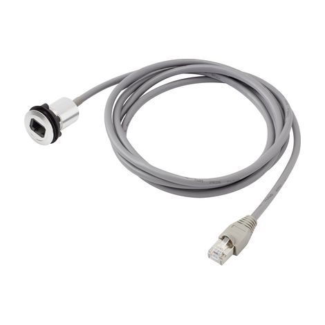 TRU COMPONENTS RJ45-01 Presa da incasso RJ45 1408770 Presa, Spina dritta Poli: 8P8C Numero di poli 8P8C Argento 1 pz.