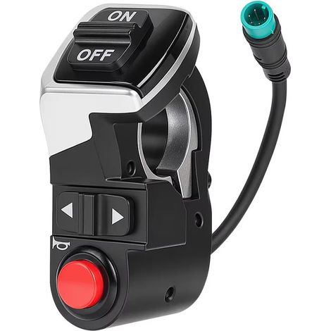 Blinkerschalter mit beleuchtetem Knopf für Kugoo M4 Pro Elektroroller, wasserdichter Schalter (1/5)