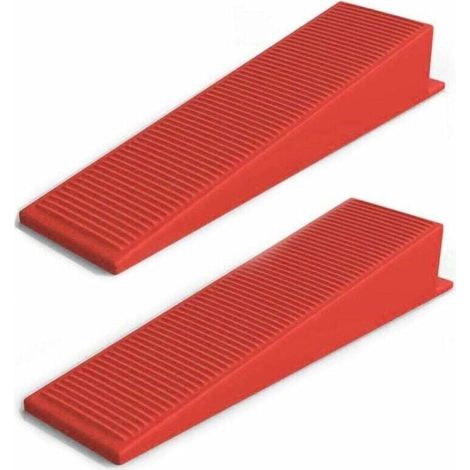 200 cuñas niveladoras universales para sistemas de nivelación de baldosas reutilizables (1/3)
