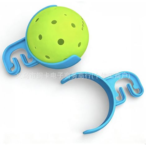 Nouveau porte-balles de pickleball - Accessoires de fixation pour filet et clôture de pickleball - Porte-balles