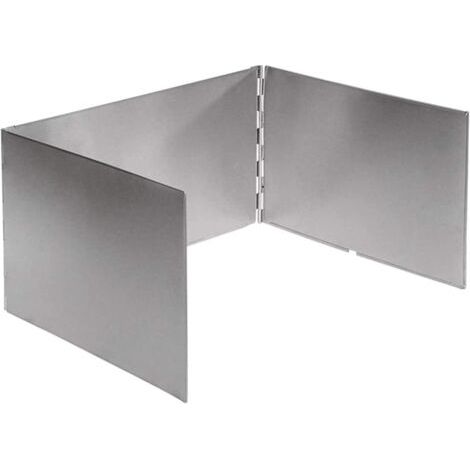 Pare-brise pliable en aluminium pour réchaud à gaz – Déflecteur de vent portable – Économie de carburant – Idéal pour camping et pique-nique (1/4)