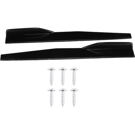 Kit latéral universel anti-rayures 29,3 pouces, protection de bas de caisse, jupes de voiture noir brillant, pièces de modification (1/5)