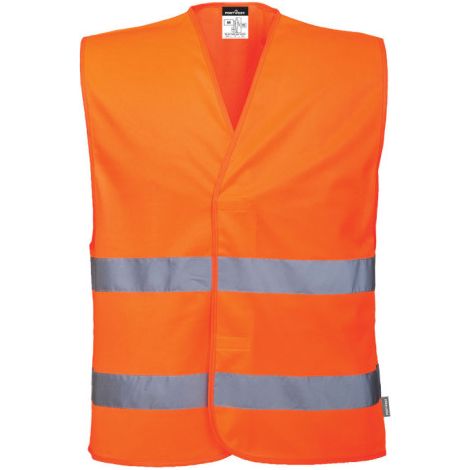 Chaleco de dos bandas ES1 Essential de alta visibilidad PORTWEST ES474 M Naranja