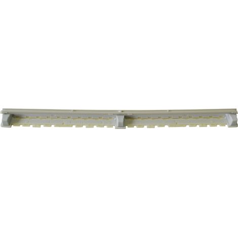 Kintech – Aérateur invisible auto-réglable pour menuiserie PVC – Finition gris clair – Rainure 2,8 à 3,4 mm – Gamme AluplastProfine