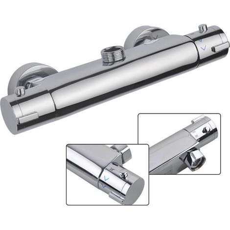 Thermostat Mitigeur de douche Mitigeur de douche Thermostat de douche Chrome G3/4 (1/5)