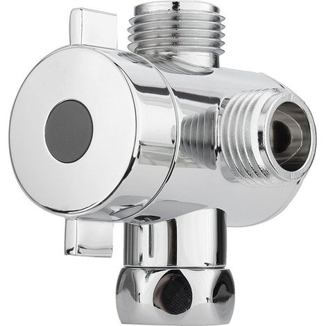 Inverseur de douche à 3 voies, raccord de vanne adaptateur en T G1/2 pouce
