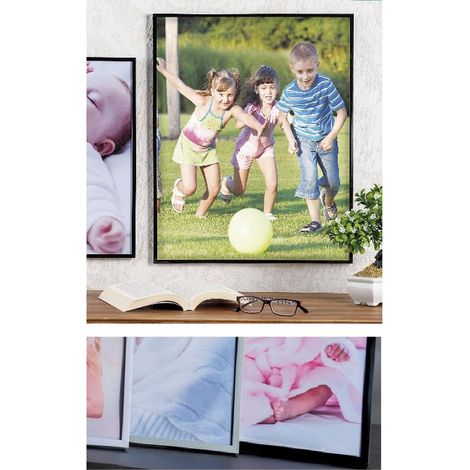 Cornice Portafoto da parete in pvc 40 x 50 cm 3 Colori (1/3)