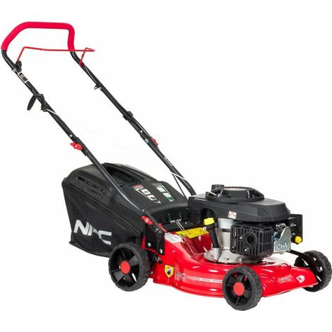 NAC Cortacésped a Gasolina con Tracción LP42-146-NG, motor 146cc, arranque fácil, ancho de corte 42 cm, ideal para jardines medianos.