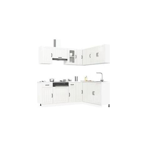 Ensemble d'armoires de cuisine 11 pcs Kalmar bois d'ingénierie (1/5)