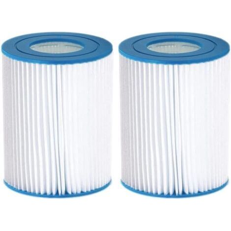 Cartouche de Filtre de Piscine de Type II, Cartouche filtrante pour bestway 58094 Filtre Pack, Pompes de Filtre Cartouche de Filtre de Remplacement Universel. (2 pièces) (1/4)