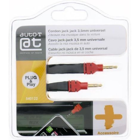 Cordon Jack-Jack 3.5mm 1.2m smartphone-MP3 - Auto-t