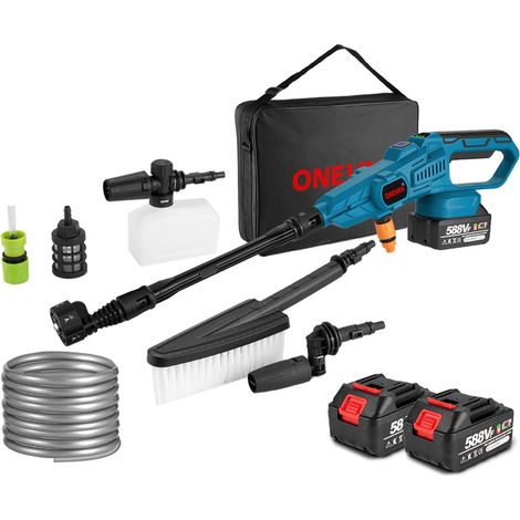 Idropulitrice elettrica (100 bar, 330 L/h, tubo flessibile da 5 m), per giardino, lavaggio auto e pulizie domestiche (1/5)