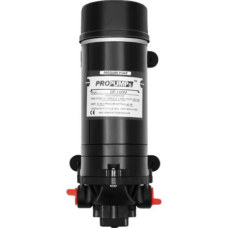 Pompe de surpression auto-amorçante, puissance de 120W, pression maximale de 160 Psi (1/2)