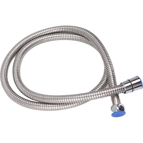 Flexible de douche de 119 cm (47 po) antidéflagrant, résistant à la pression et à la chaleur, utilisable en eau chaude et froide. Flexible extra long pour salle de bain, électroplacage. (1/5)
