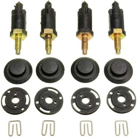 4 Set Kit de Fixations Couvre Moteur 2.0 HDI Compatible avec Citroën Berlingo C4 C5 Xantia Xsara et Peugeot 206 306 307 406 607 806 Expert OEM 0137F6 13711 Clips + Boulons (1/4)